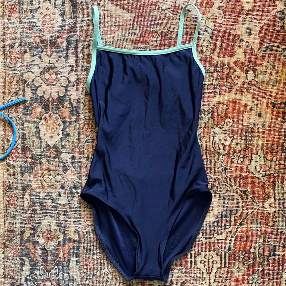 Sz Small Kiki Yumiko Blue Dance Leotard